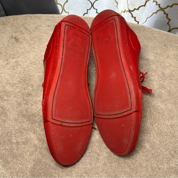 EUC Red suede Vintage Louis Vuitton men’s sneakers shoe size 8.5. - Picture 8 of 8